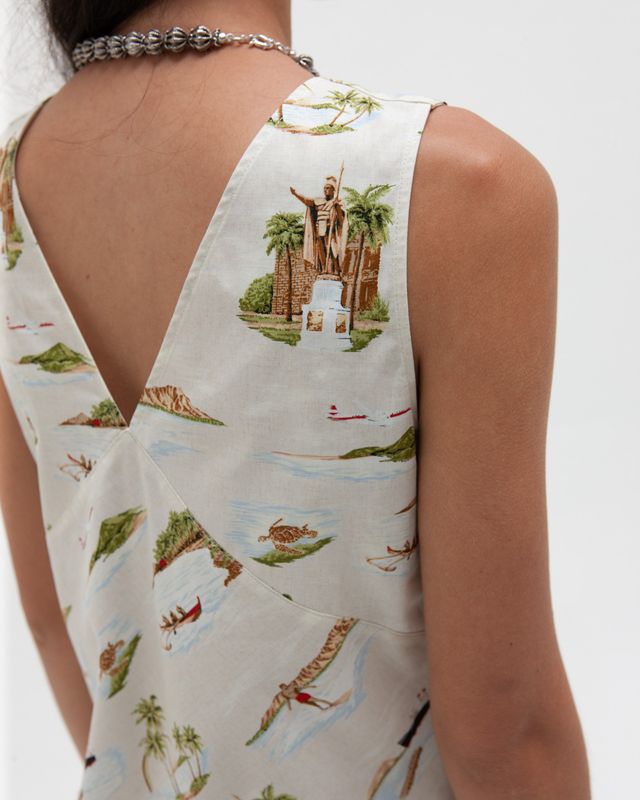 BROOKLANDS DRESS IN CREAM