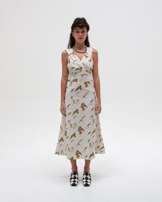 BROOKLANDS DRESS IN CREAM BROOKLANDS DRESS IN CREAM