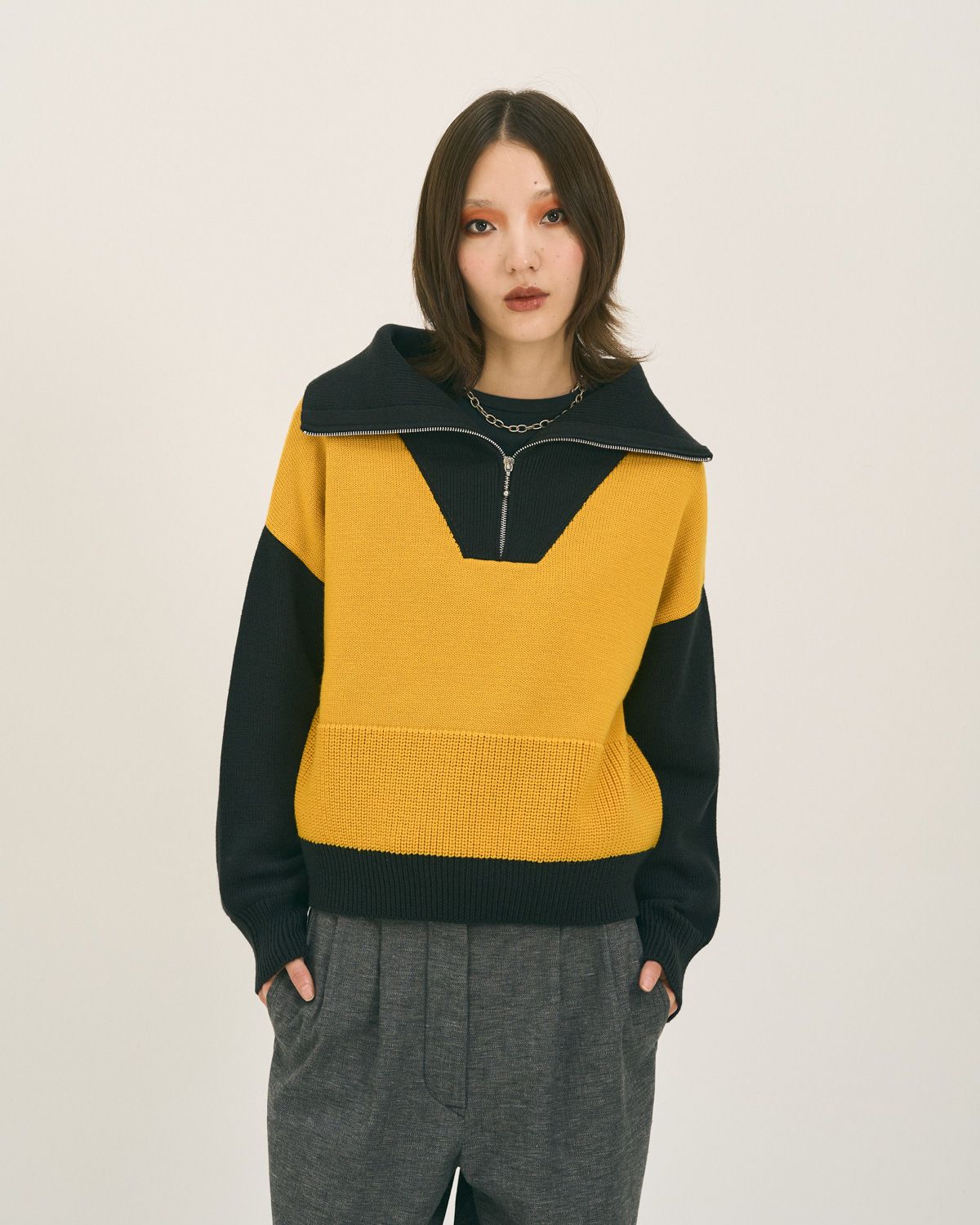 TRACK SWEATER - BLOCK I