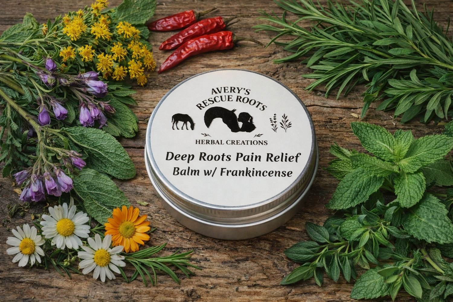 Deep Roots - Pain Relief Balm w/Frankincense