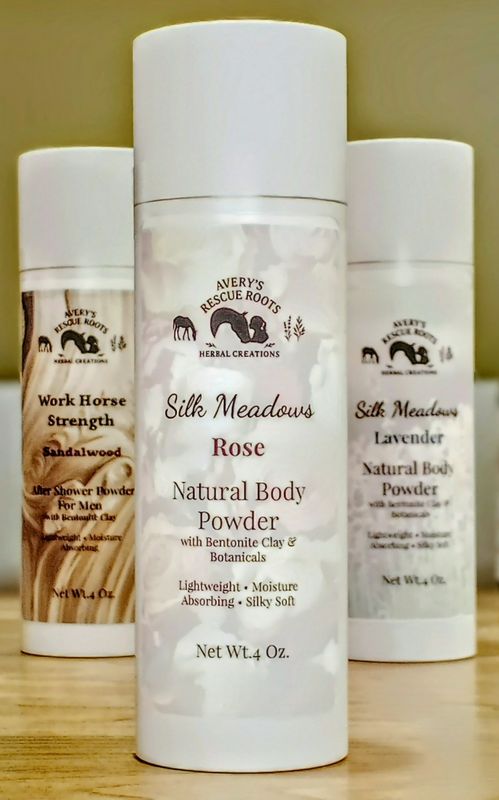 Silk Meadows - Rose Body Powder Silk Meadows - Rose Body Powder