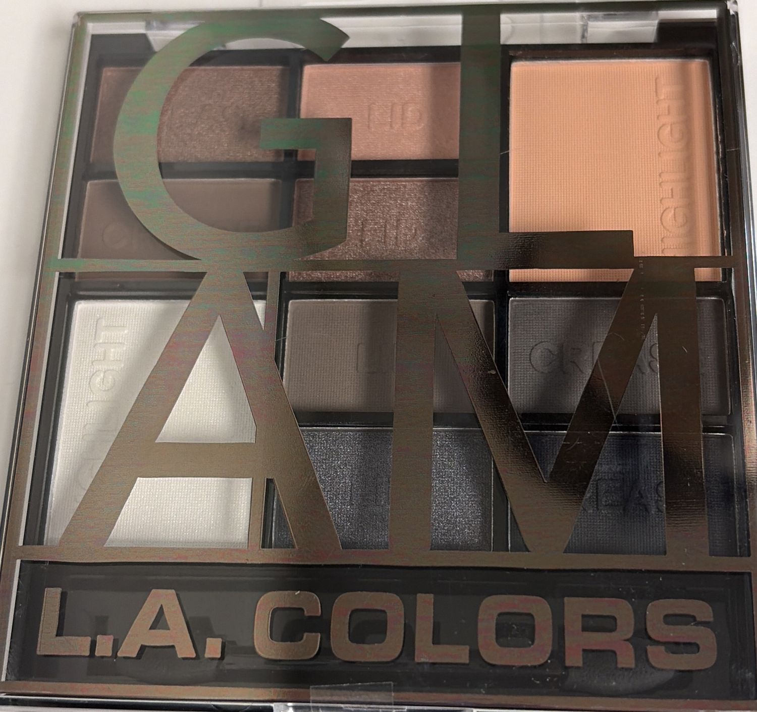 L.A. Colors Glam Eyeshadow Palette