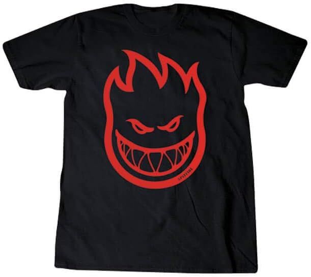 Spitfire Bighead Red Shirt, Size: Sm