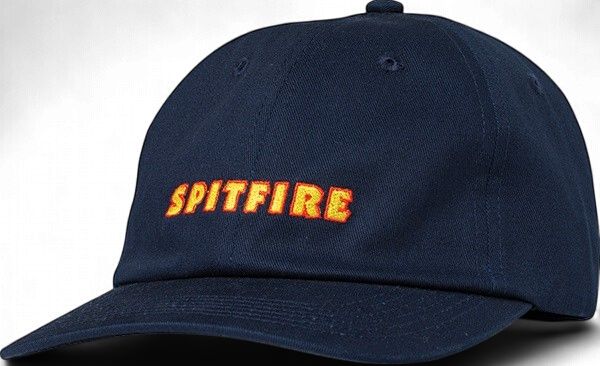 Spitfire Script Hat, Color: Navy Letters