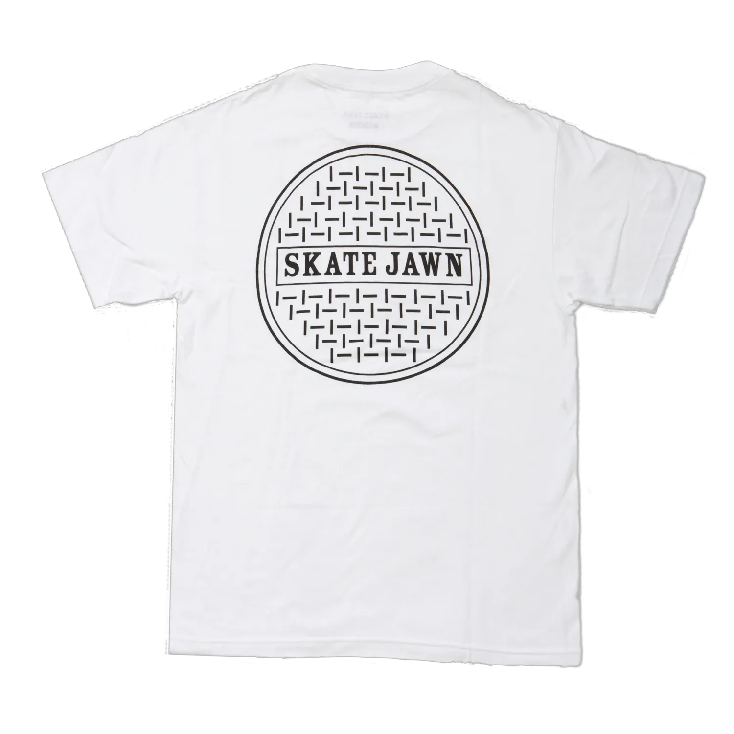 Skate Jawn Sewer Cap Shirt, Color: White, Size: M