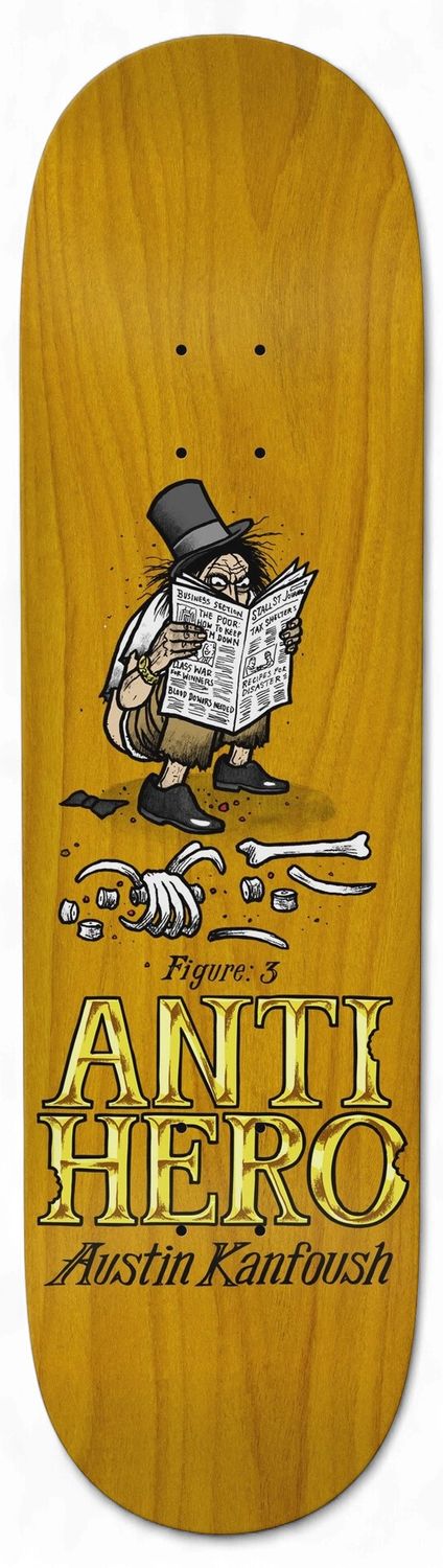 Antihero Kanfoush Eat Rich 8.25 Deck