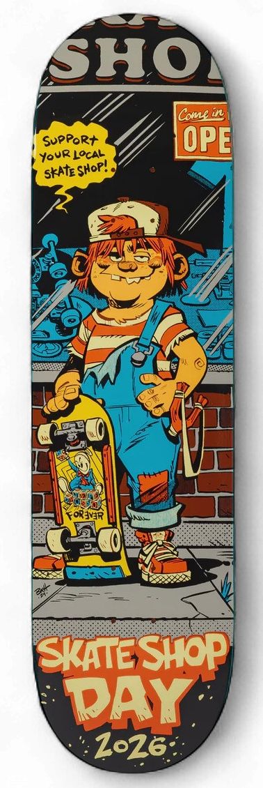 DLX Skate Shop Day 2026 Shop Keeper Deck, Size: 8.5