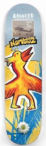 Krooked Sam Narvaez Burds  8.38" Deck