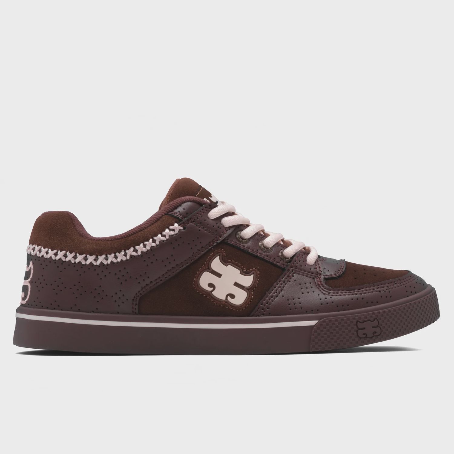 Ipath Reed Low Brown Suede &amp; Cream Shoes, Size: 8
