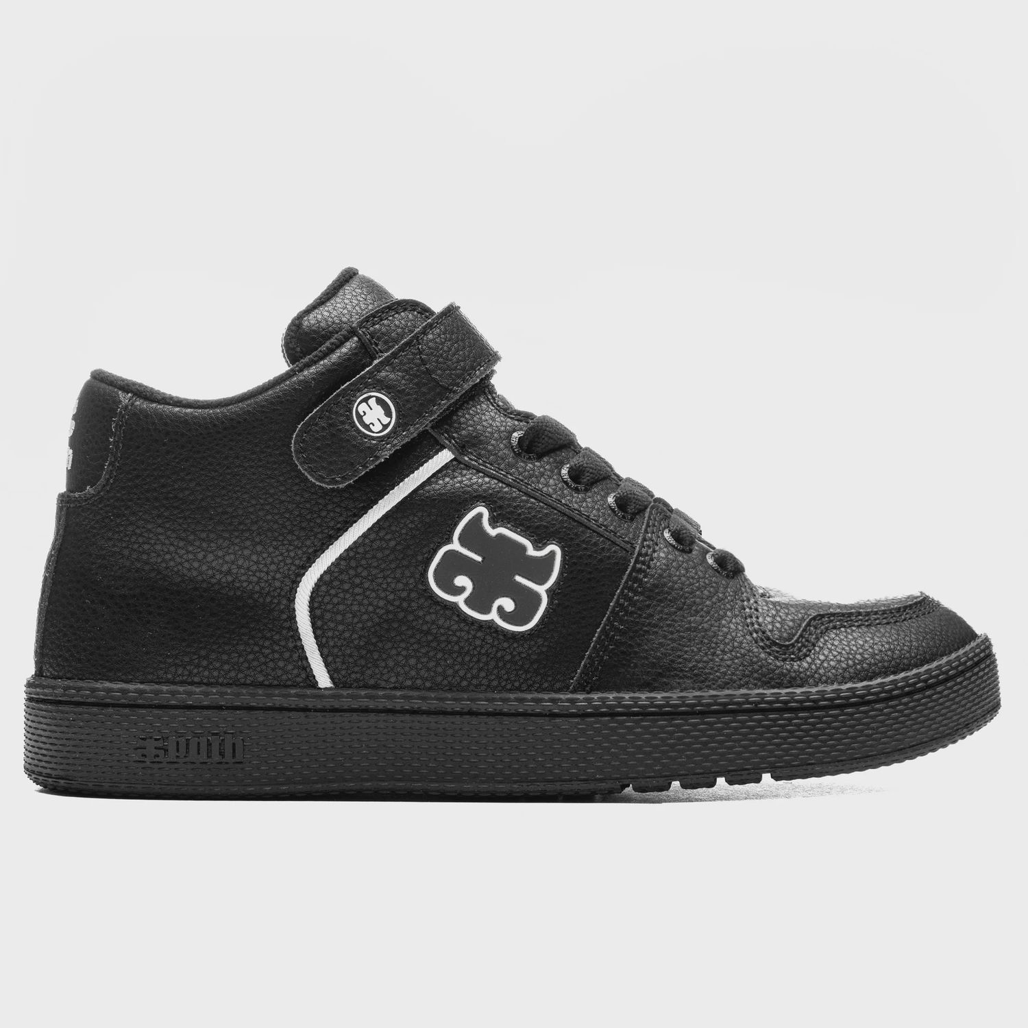 Ipath Grasshopper Black Pebble Leather Shoes, Size: 8