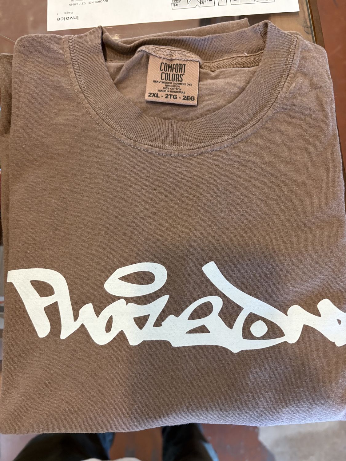 Brown Handstyle