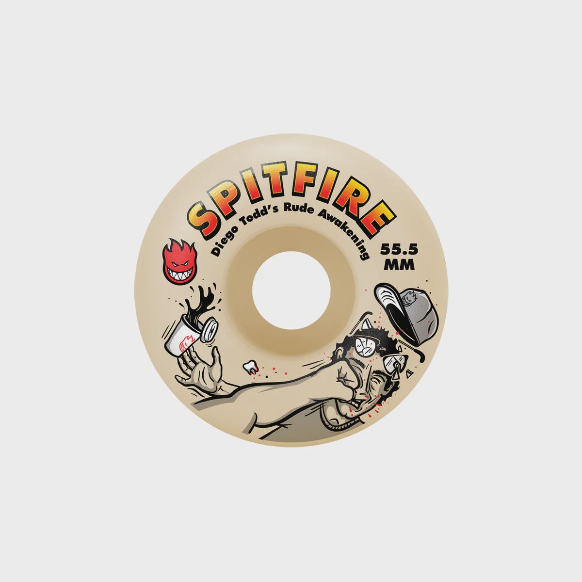 Spitfire Wheels F4 Diego Rude Awakening Classic 99a, Size: 53.5