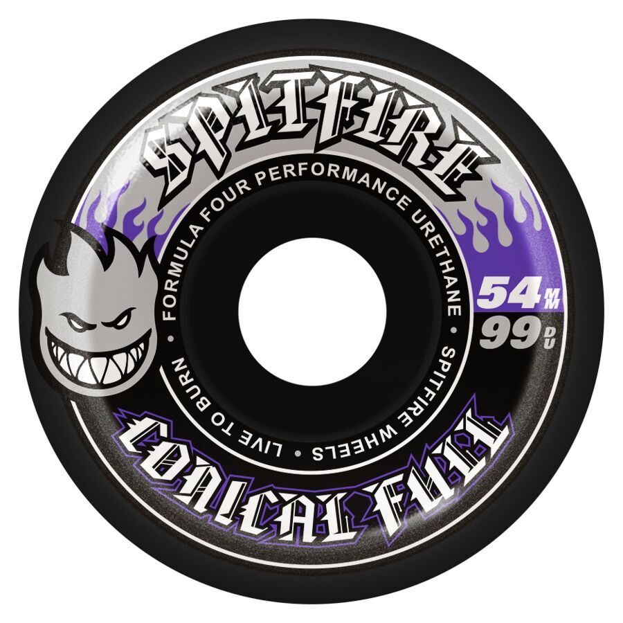 Spitfire Wheels F4 99a Black 54mm