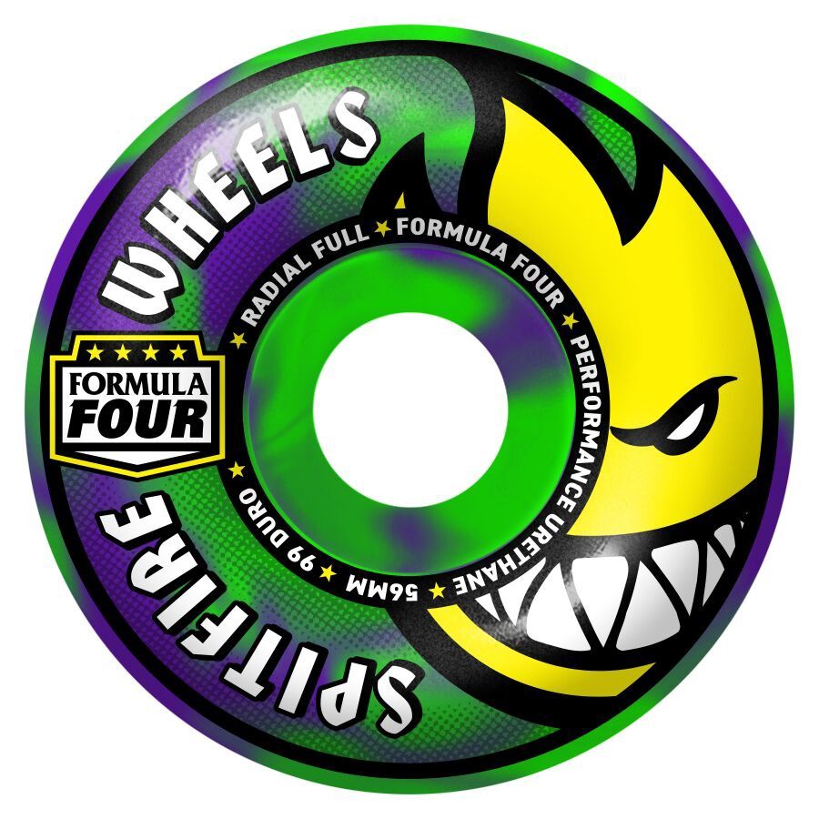Spitfire Wheels Radial Full 99a Swirl, Size: 56