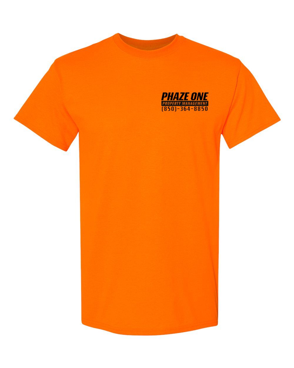Phaze Property Management Shirt, Color: Safety Orange, Size: S