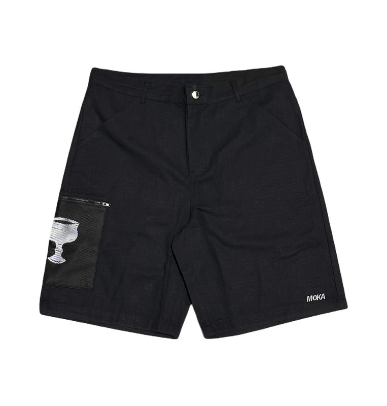 Moka Lyte Black Cargo Shorts