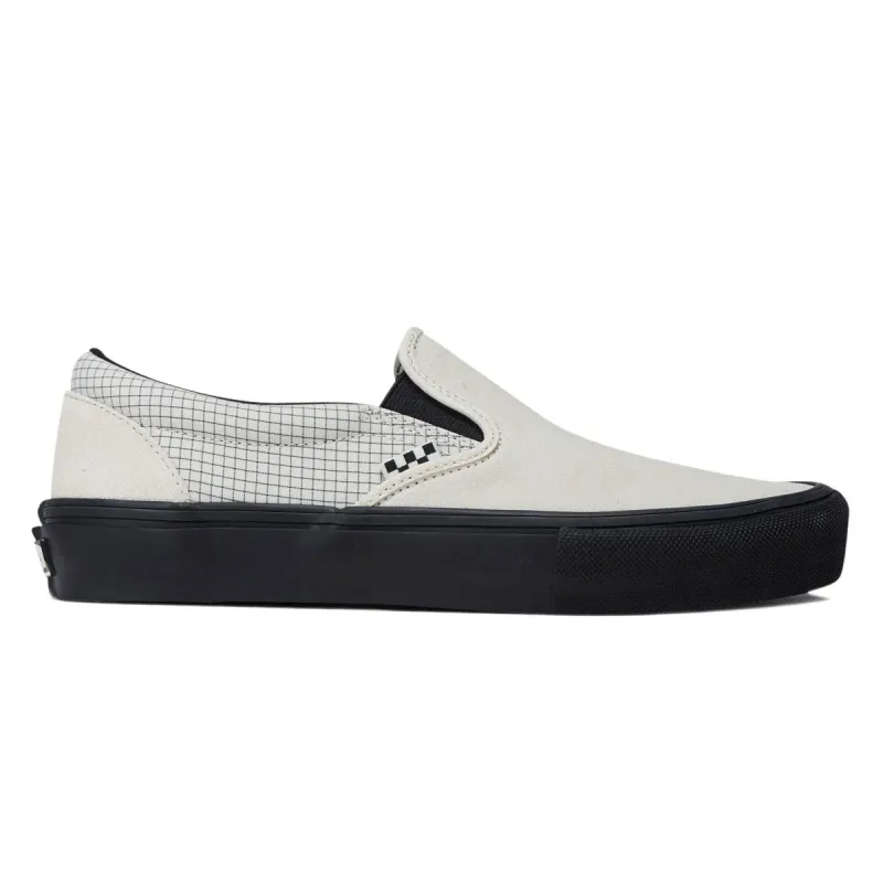 Vans Skate Slip On Shoes Ripstop Turtle Dove/Black