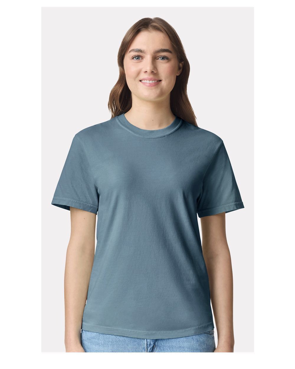 1717 COMFORT COLORS GARMENT-DYED T-SHIRT- ICE BLUE