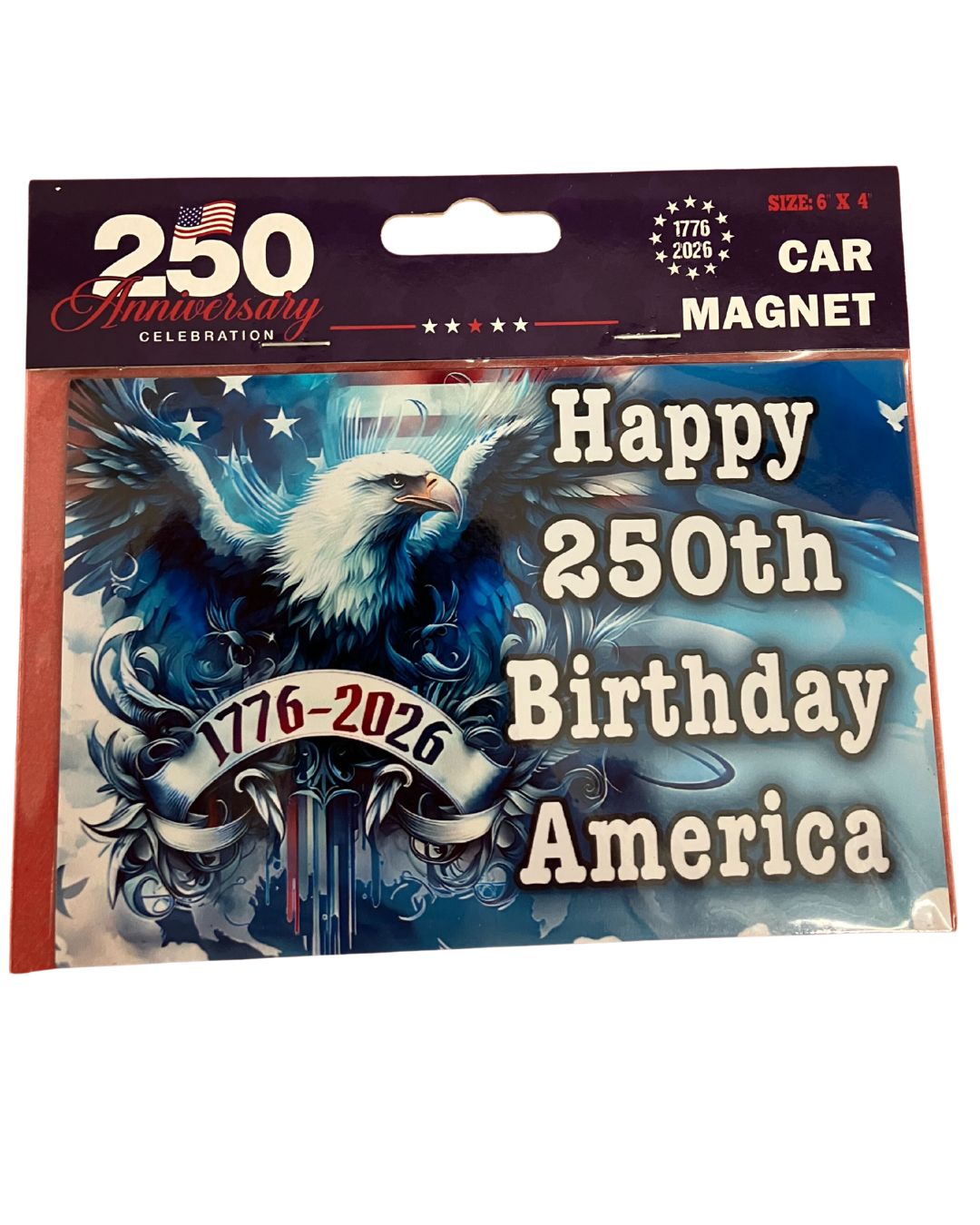 4756 HAPPY 250TH AMERICA MAGNET