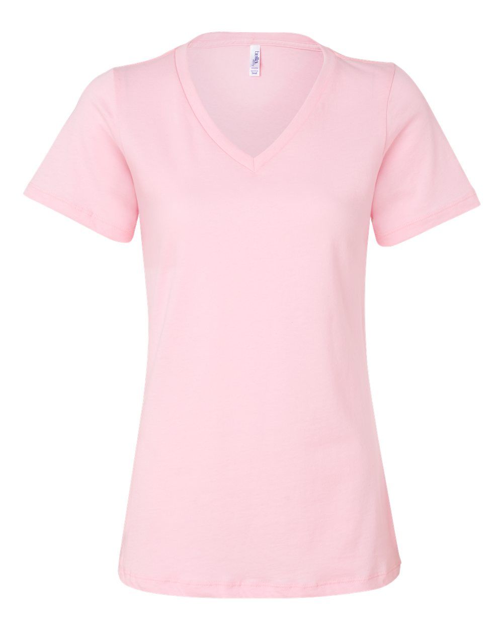 6405 WOMEN'S RELAXED V-NECK T-SHIRT-PINK