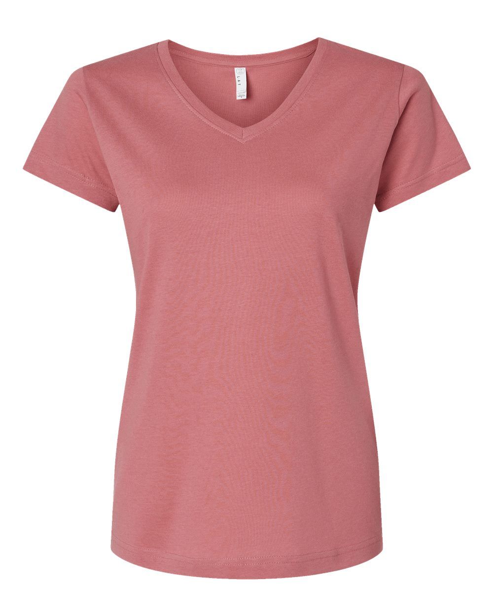 3507 WOMEN'S V-NECK JERSEY T-SHIRT-MAUVELOUS