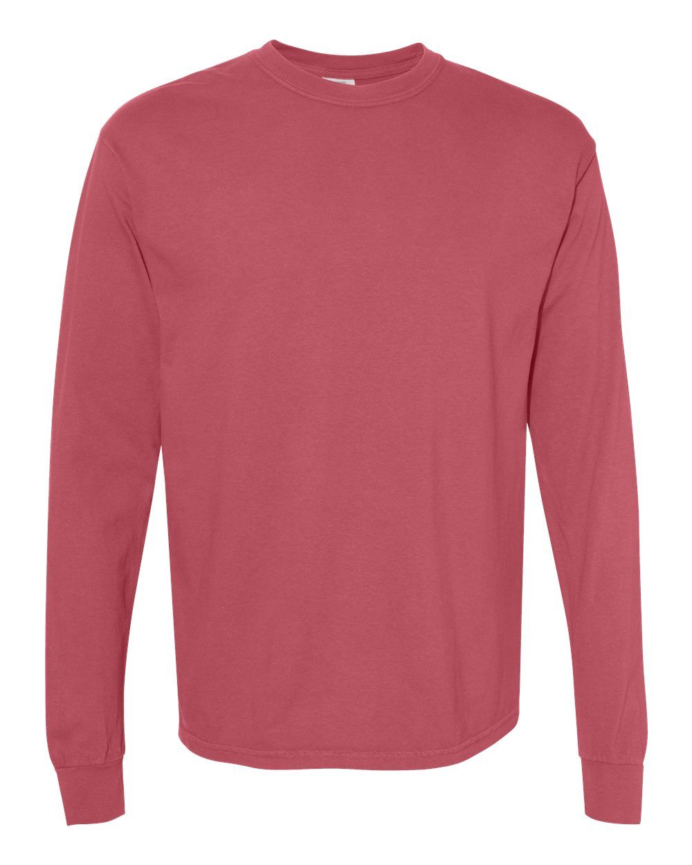 6014 COMFORT COLORS GARMENT-DYED LONG SLEEVE T-SHIRT-CRIMSON
