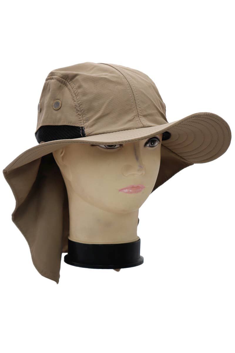BK180 FISHERMAN BUCKET HAT W/NECK COVER
