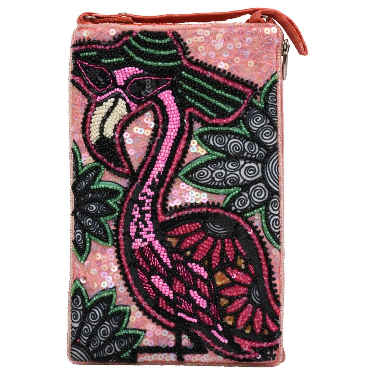 CLUB BAG FLORAL FLAMINGO/CROSSBODY BAG