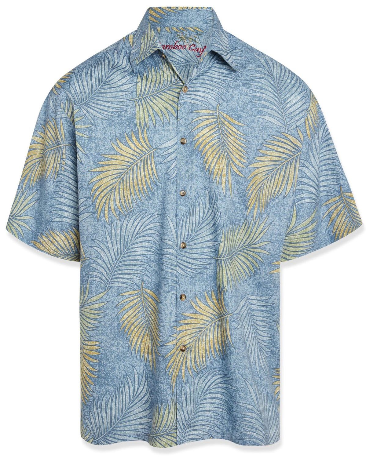 CM100 SUPIMA COTTON SALAMANCA LEAVES MEN SHIRT