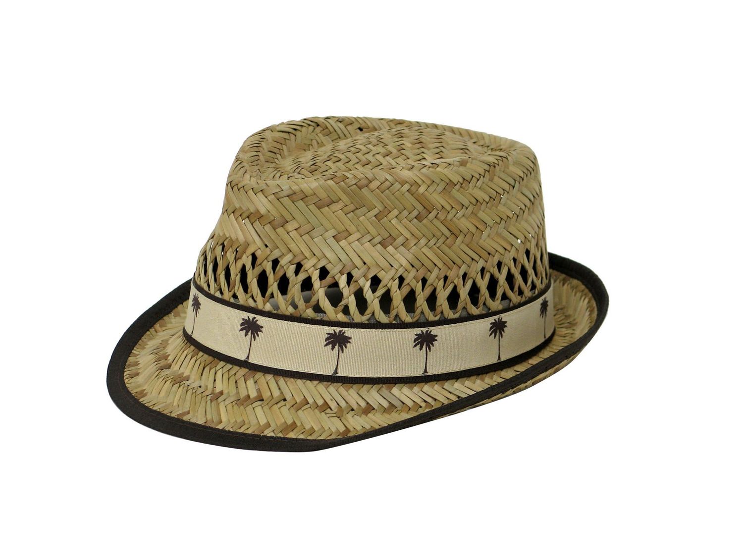 FU9027 RUSH STRAW FEDORA HAT