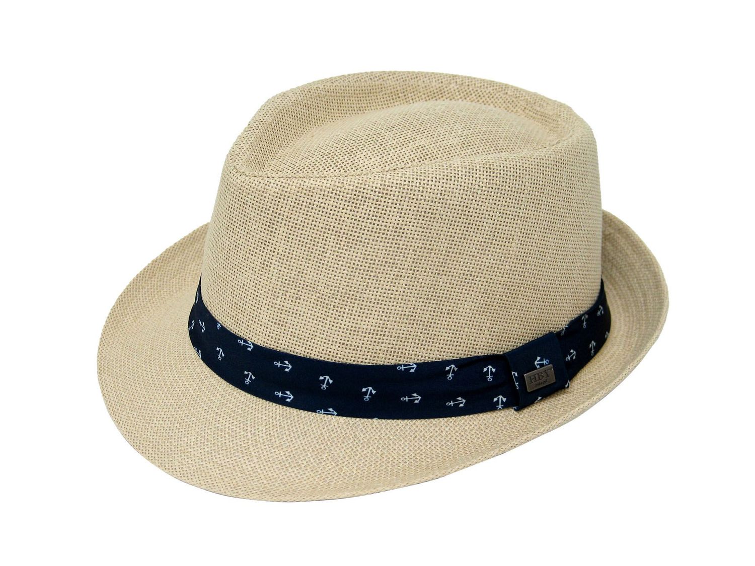 FT6257 STRAW FEDORA HAT