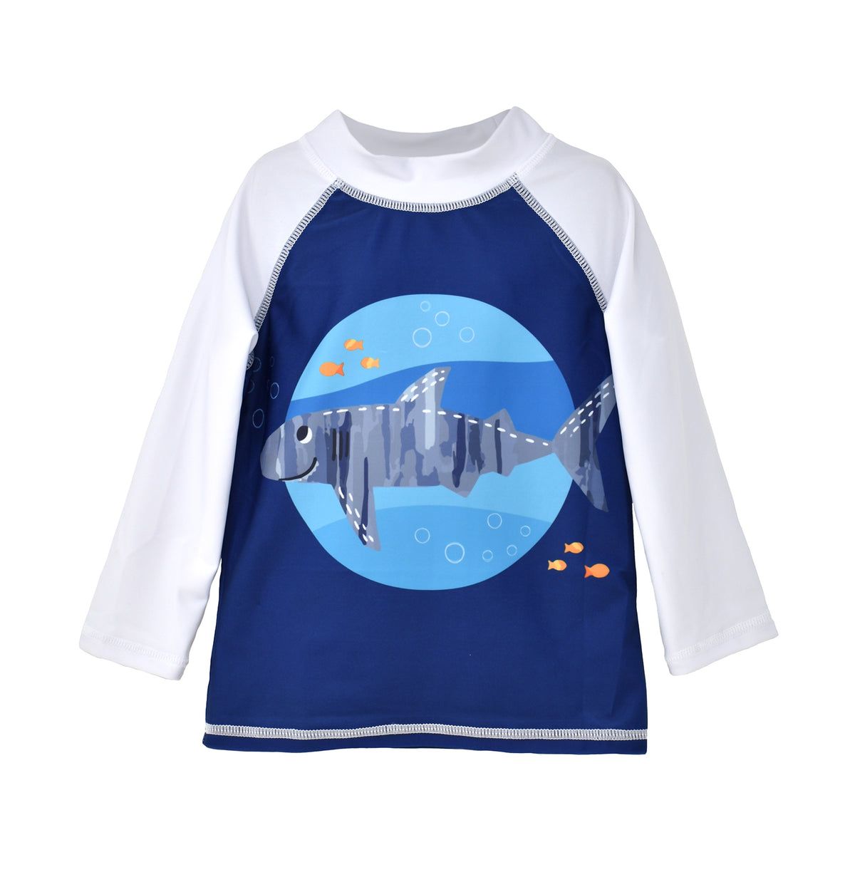 KIDS UPF50 GRAPHIC RASHGUARD SWIM TOP