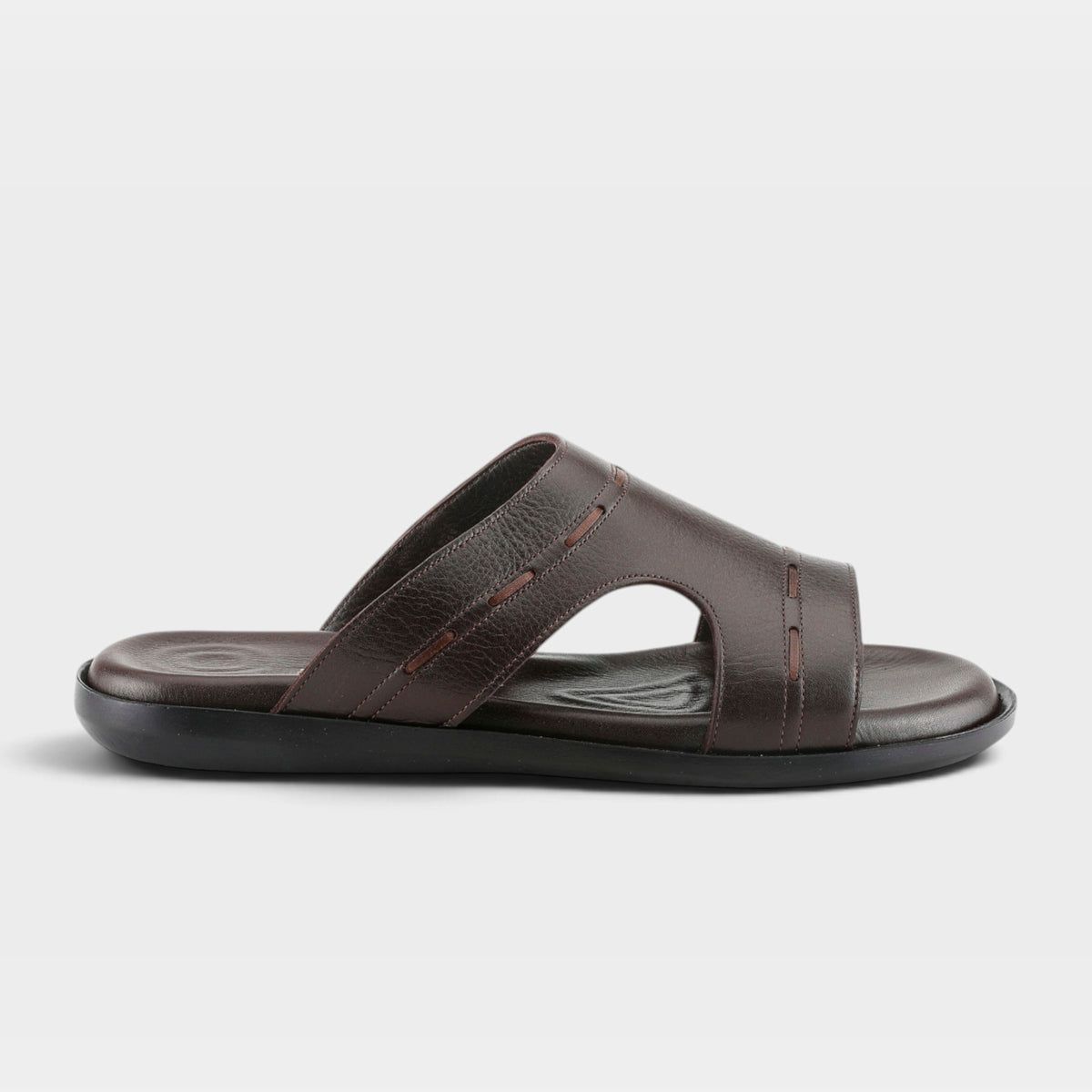 MEN BENN SLIDE LEATHER SANDALS