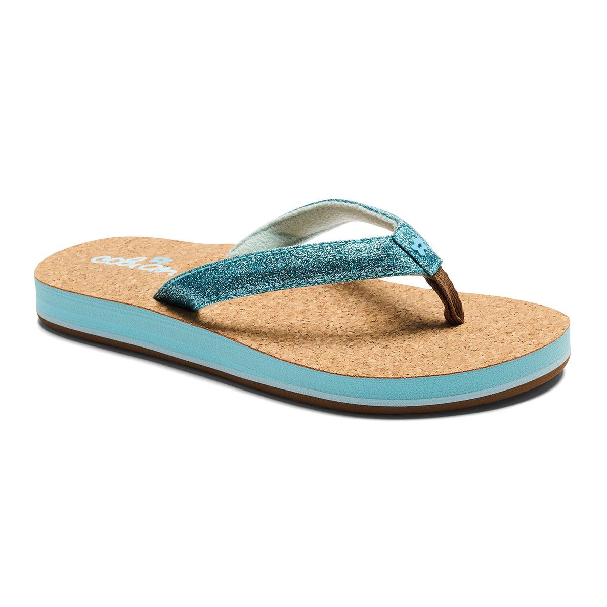 Cobian Girls' Lil' Capri Flip Flops | Blue