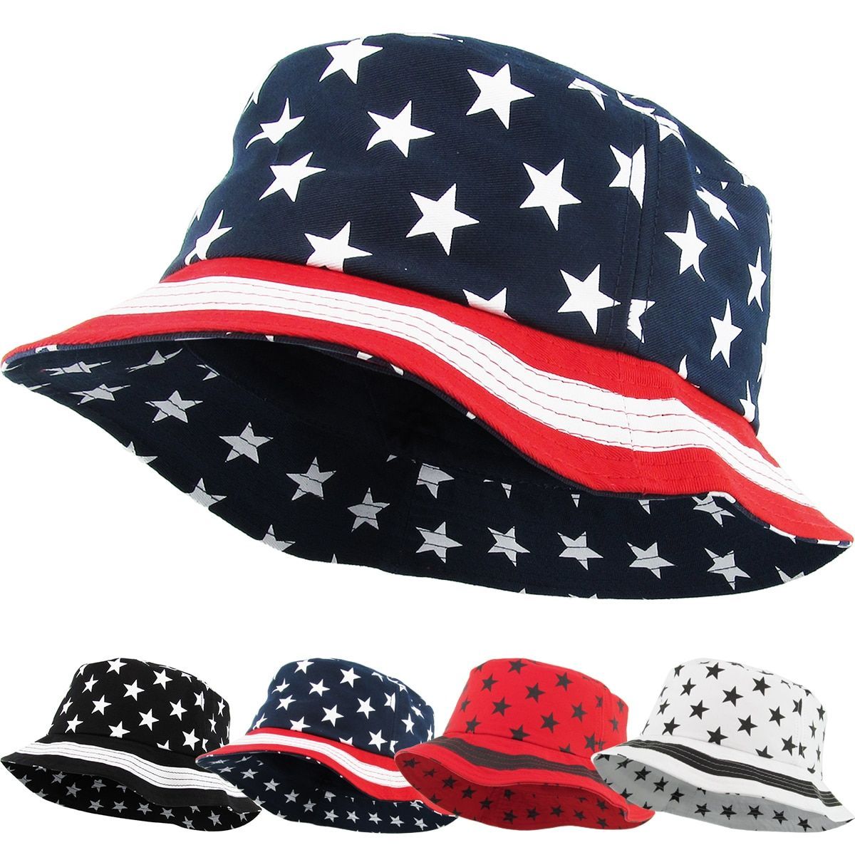 KBM021 STARS BUCKET HAT
