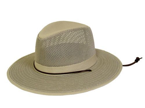 MC3046 MEN MESH CANVAS HAT
