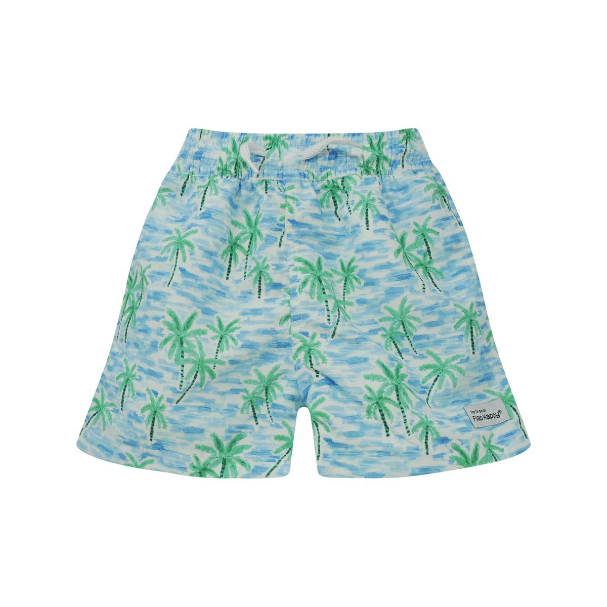 KIDS UPF50 WESLEY SWIM TRUNKS-SNORKELING SHARKS