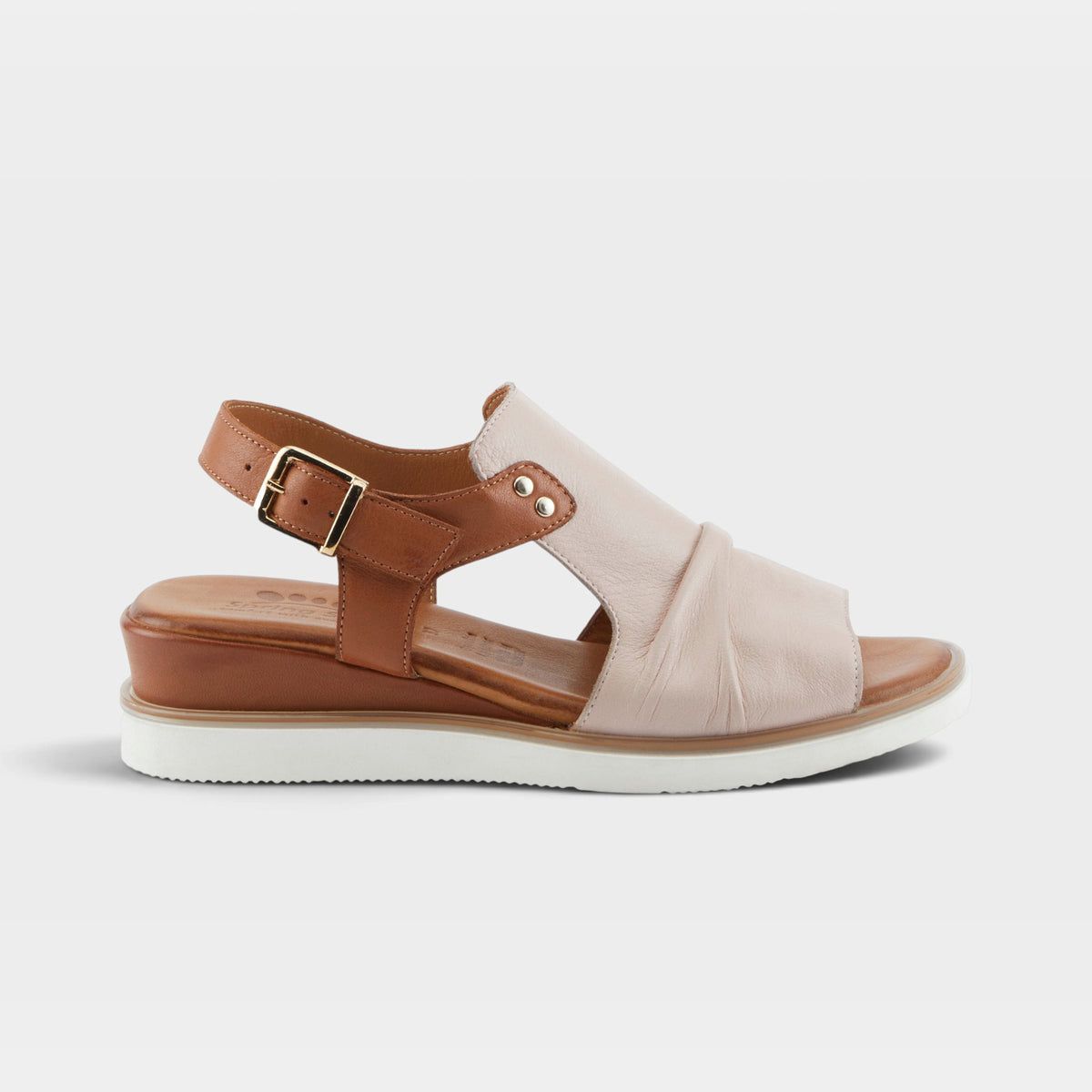 LOCALS LEATHER WEDGE SANDAL