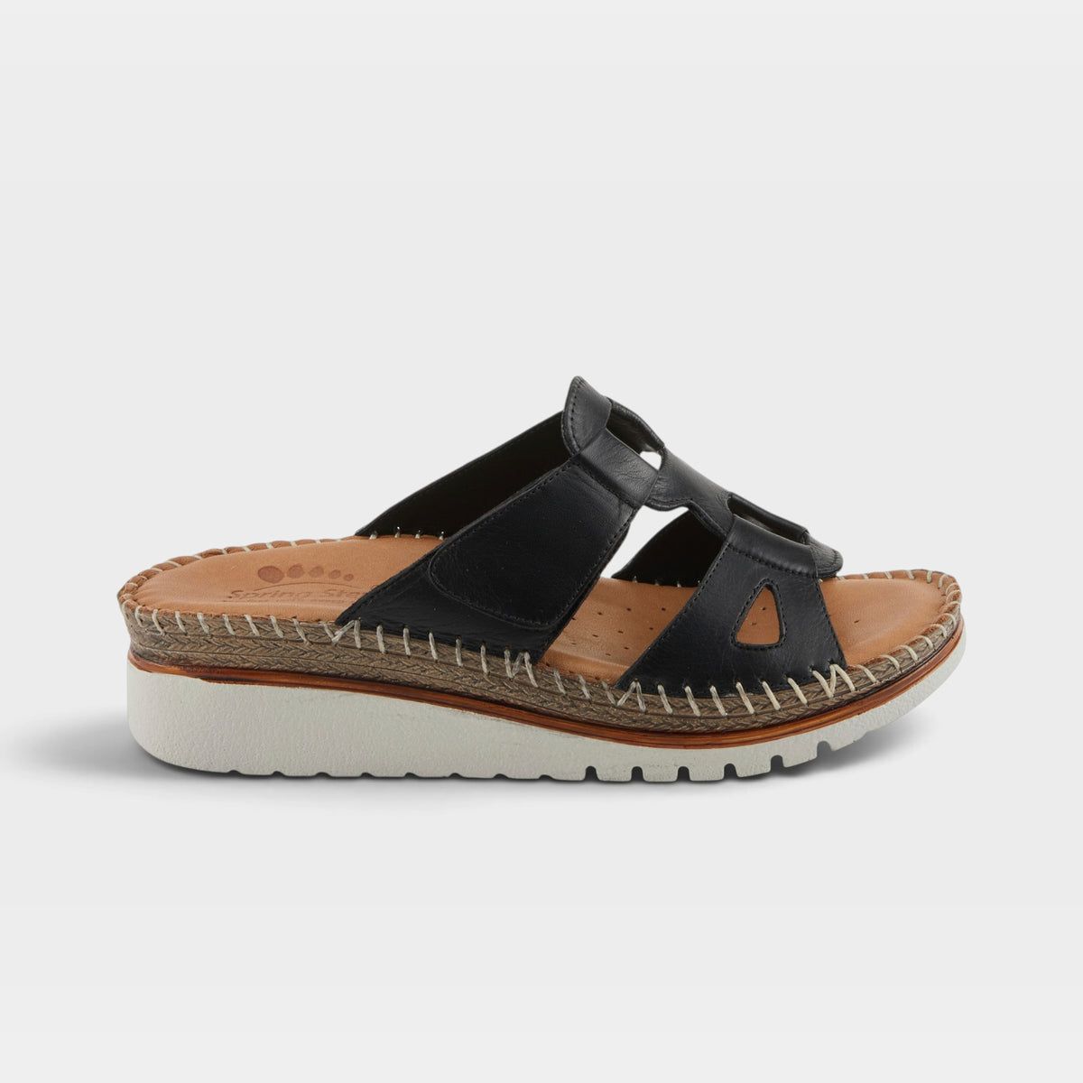 Spring Step Montera Leather Wedge Sandals