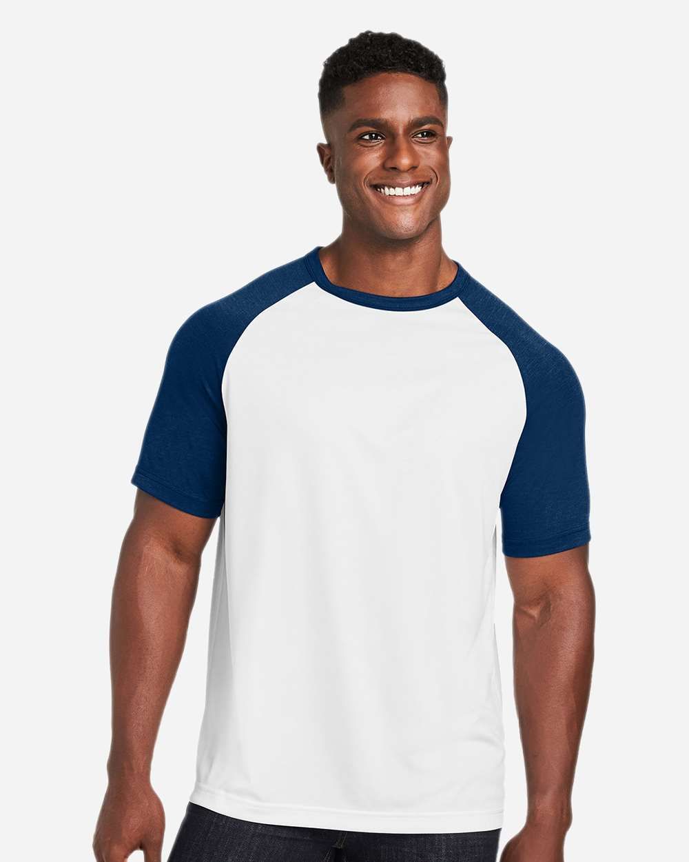 TT62 PERFORMANCE COLORBLOCK T-SHIRT-SPORT DARK NAVY