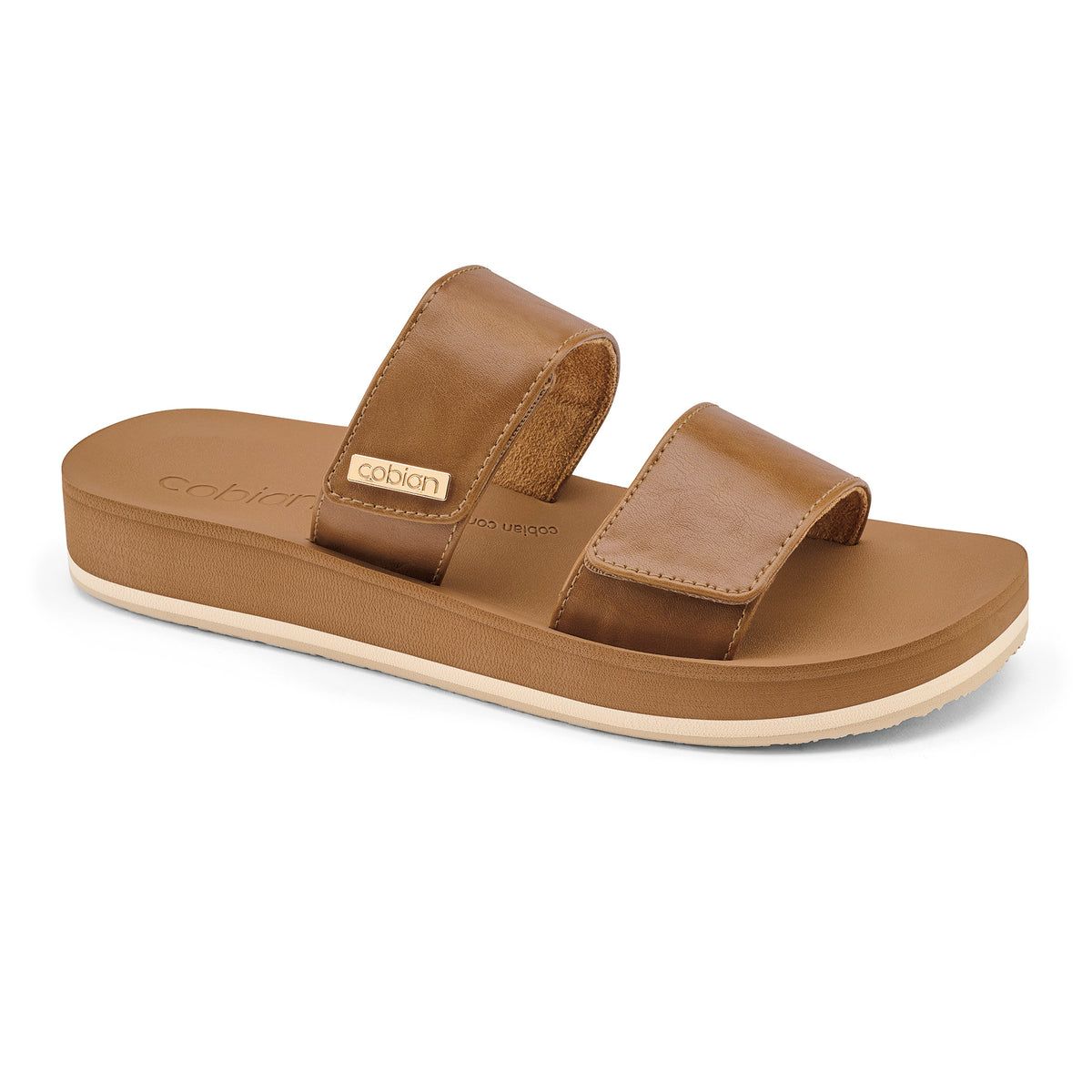 Cobian Women's Dana Rise Flatform Slide Sandals | Tan