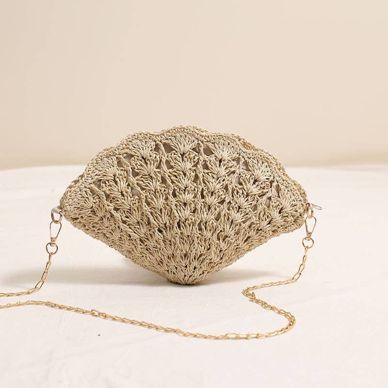 Crochet Shell-Shaped Bag