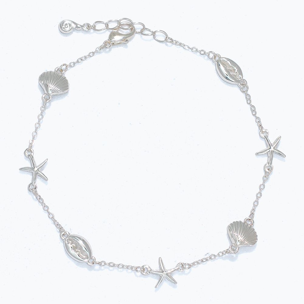 ANKLET - SILVER MULTI SILVER SEALIFE