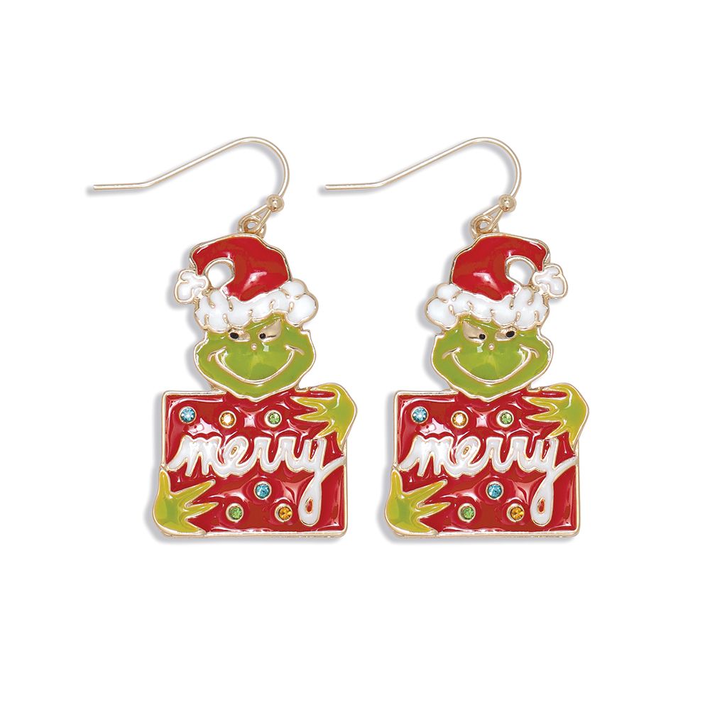 EARRINGS - MERRY GREEN ONE