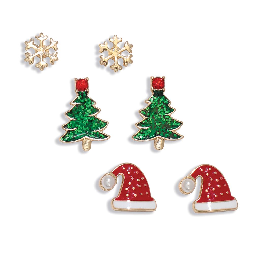 EARRINGS - HOLIDAY ICONS TRIO
