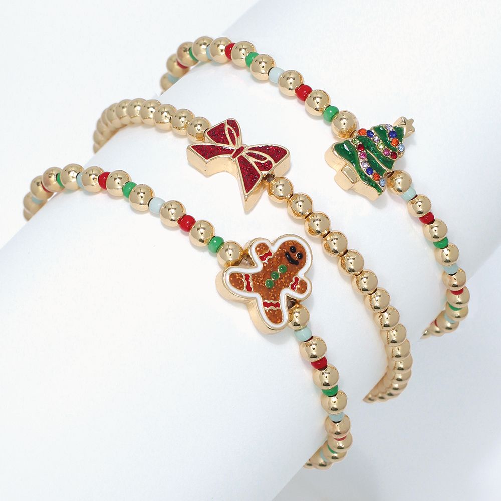 BRACELET - ASSORT HOLIDAY WITH CHAR
