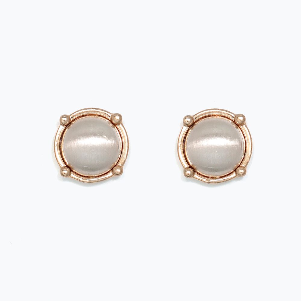 EARRINGS - BURNISHED SILVER POSTS