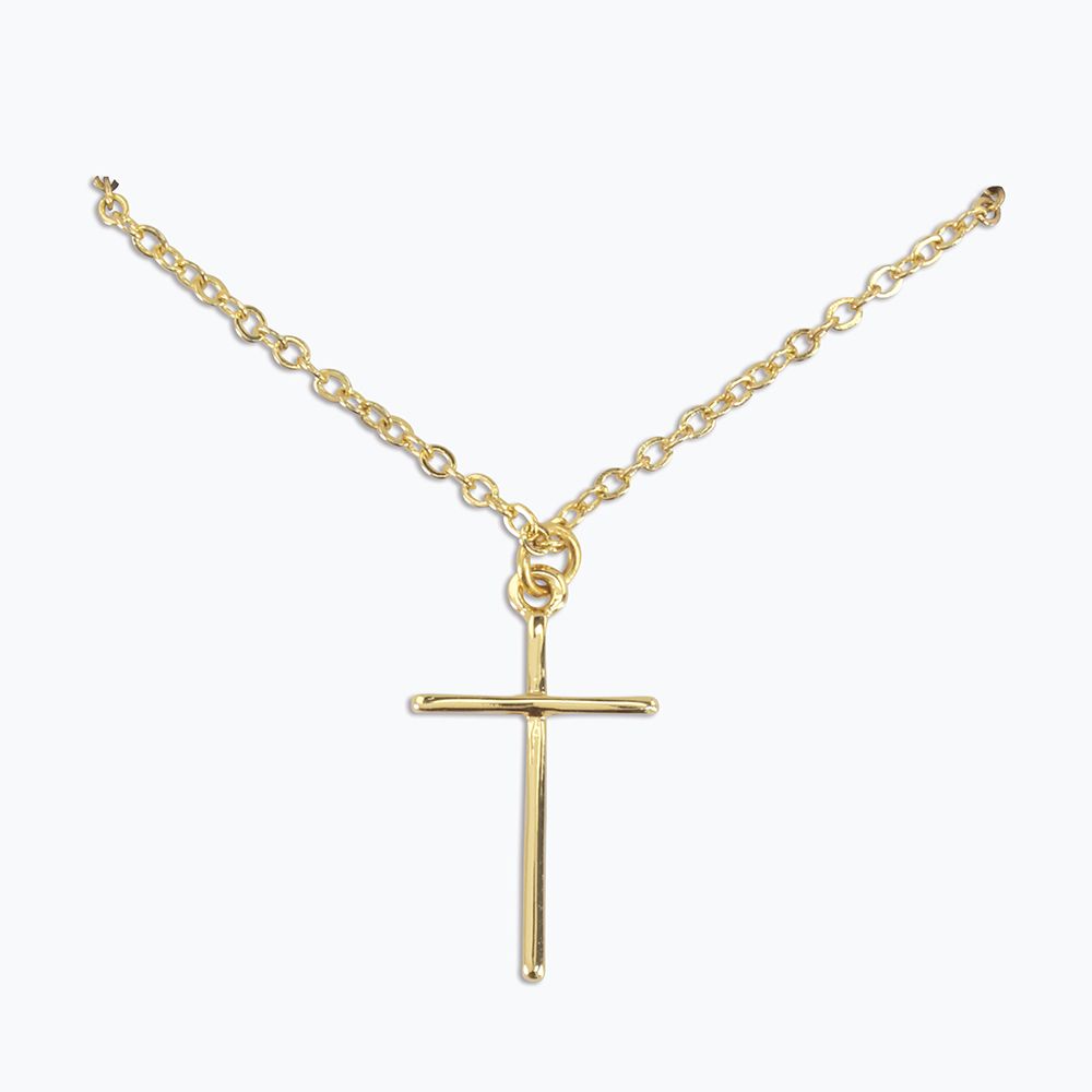 NECKLACE - CLASSIC GOLD CROSS