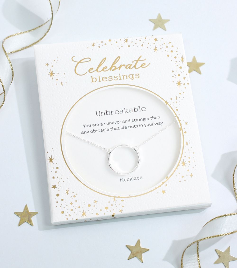 CELEBRATE BLESSINGS-CIRCLE-SILVER