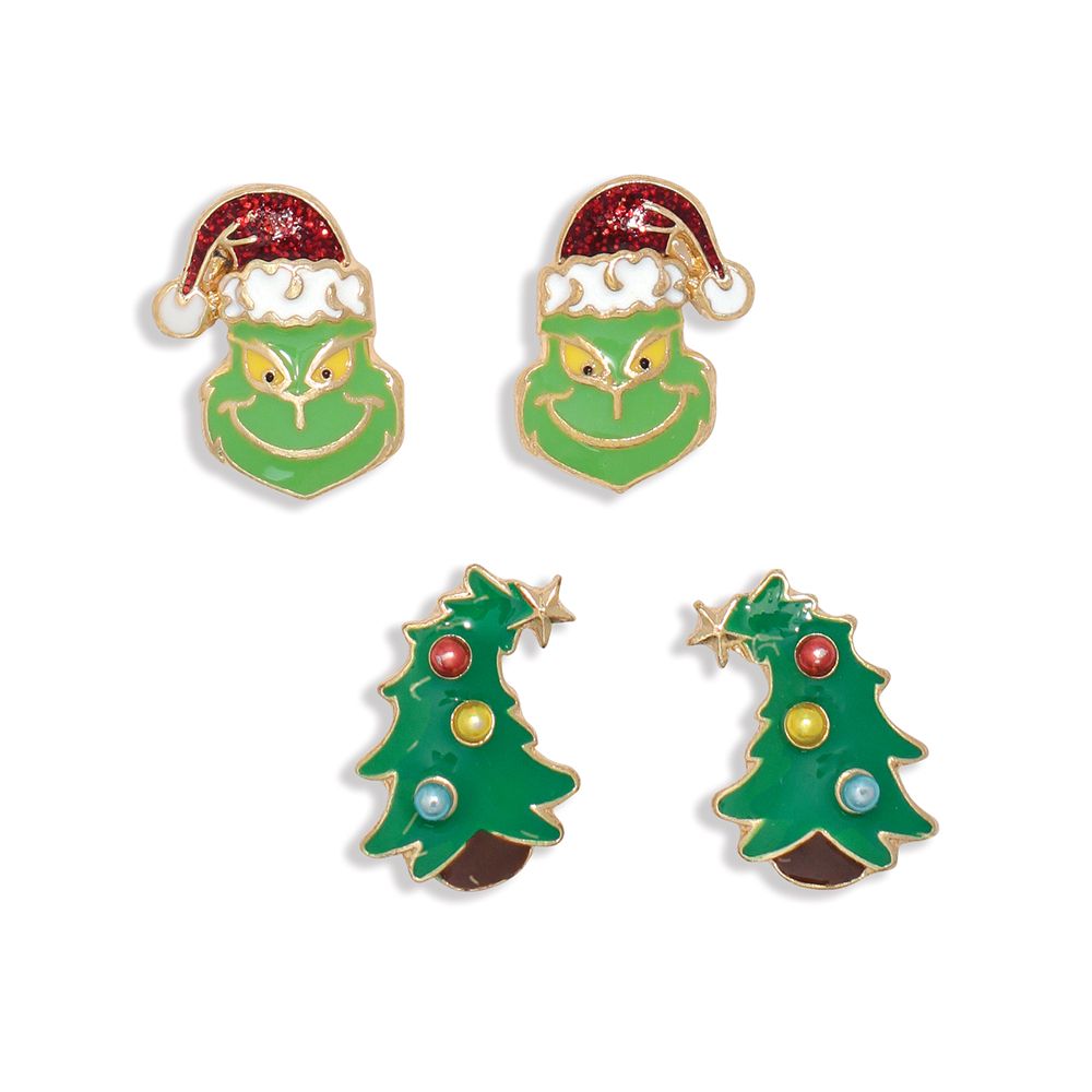 EARRINGS - MEAN ONE &amp; CHRISTMAS TREE